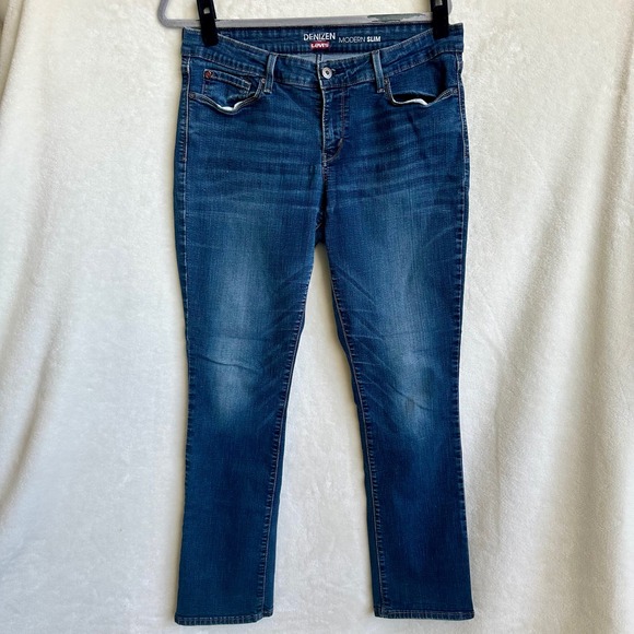 Denizen from Levi's Denim - Denizen from Levi's Modern Slim Blue Jeans Skinny Size 14